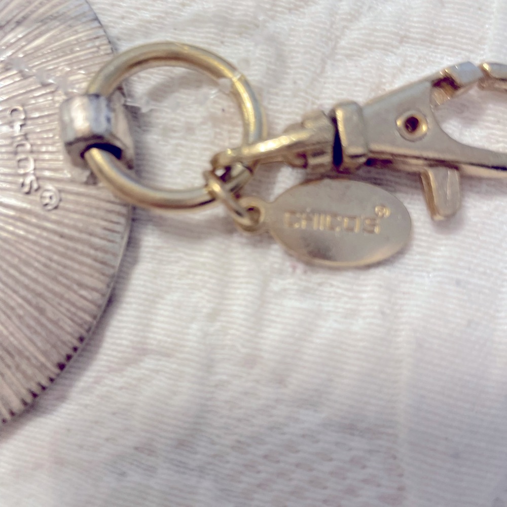 Chico’s Chunky Medallion Adjustable Chain Belt - Picture 7 of 10